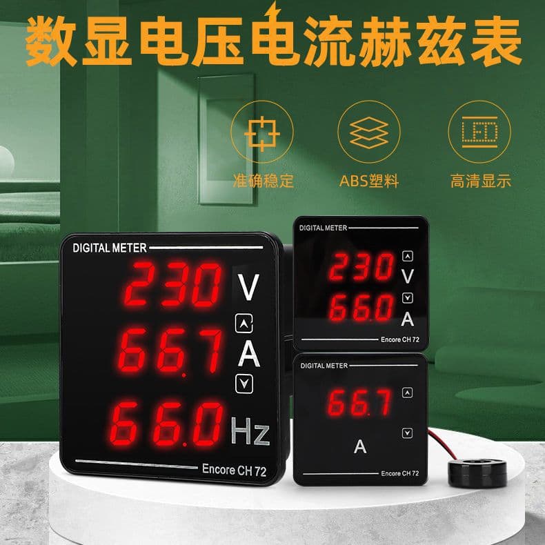 High-end Encore Ch72 Ac Voltage Current Frequency Meter Measurement Instrument Ac Voltage Current Frequency Tester