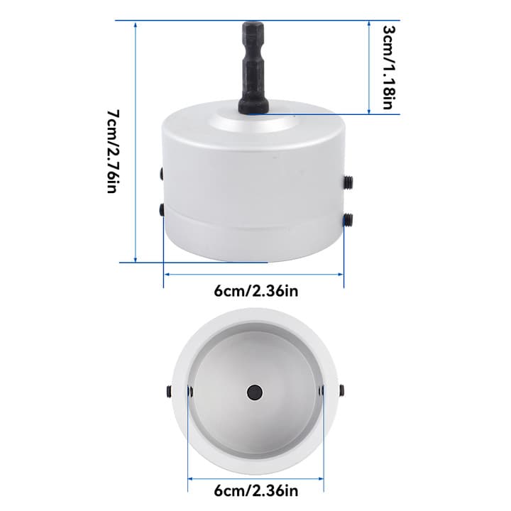 Cross-Border Stainless Steel Pipe Reamer, Internal and External Chamfering Tool, Burr Knife, Small Chamfering Tool, Electric Drill Connector