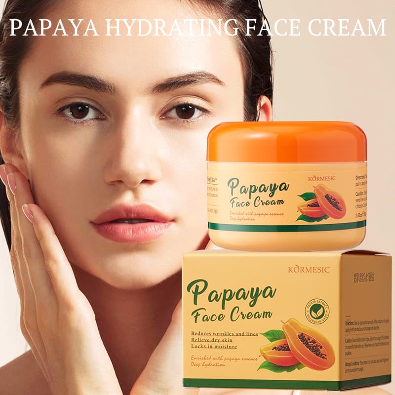 KORMESIC Papaya Moisturizing Face Cream Daily Facial Care Hydration Cross-border Manufacturer Wholesale