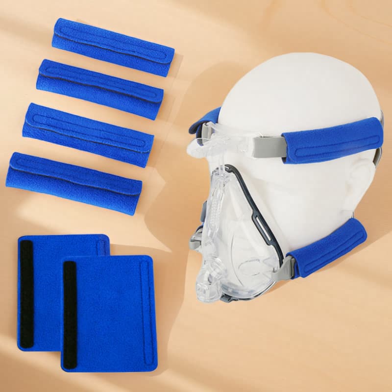 CPAP machine mask protective cover, pressure relief pad, ventilator mask face protector, anti-strain headband