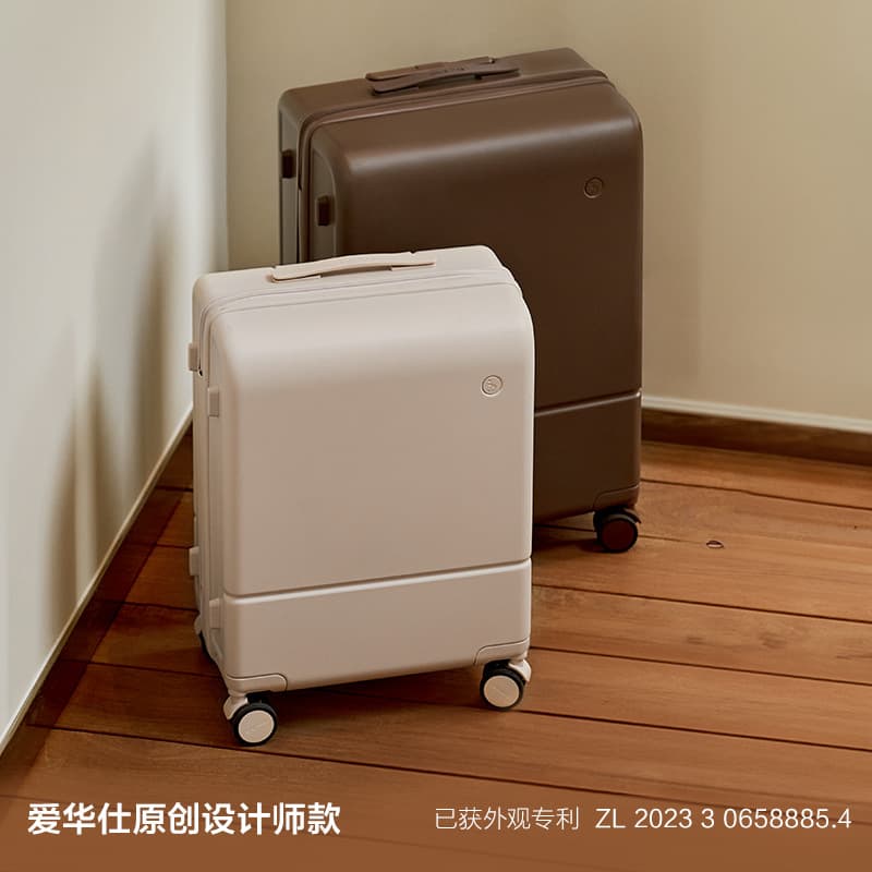 Aiwashi Cloud Roll Suitcase 20-inch Carry-On Luggage Vintage Style Trolley Case High-End Fashionable Travel Suitcase 24-inch Luggage