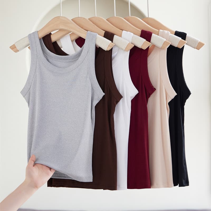White Strapless Tank Top Women's Innerwear Base Layer Wide Strap Backless Sleeveless T-Shirt Spring Summer Thin Outerwear