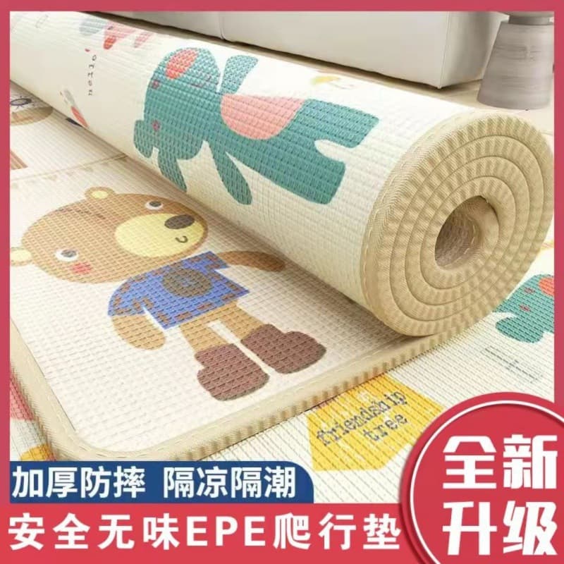 Baby thickened crawling mat, children's cushion, bedroom living room, child carpet crawling mat, foam waterproof floor mat wholesale