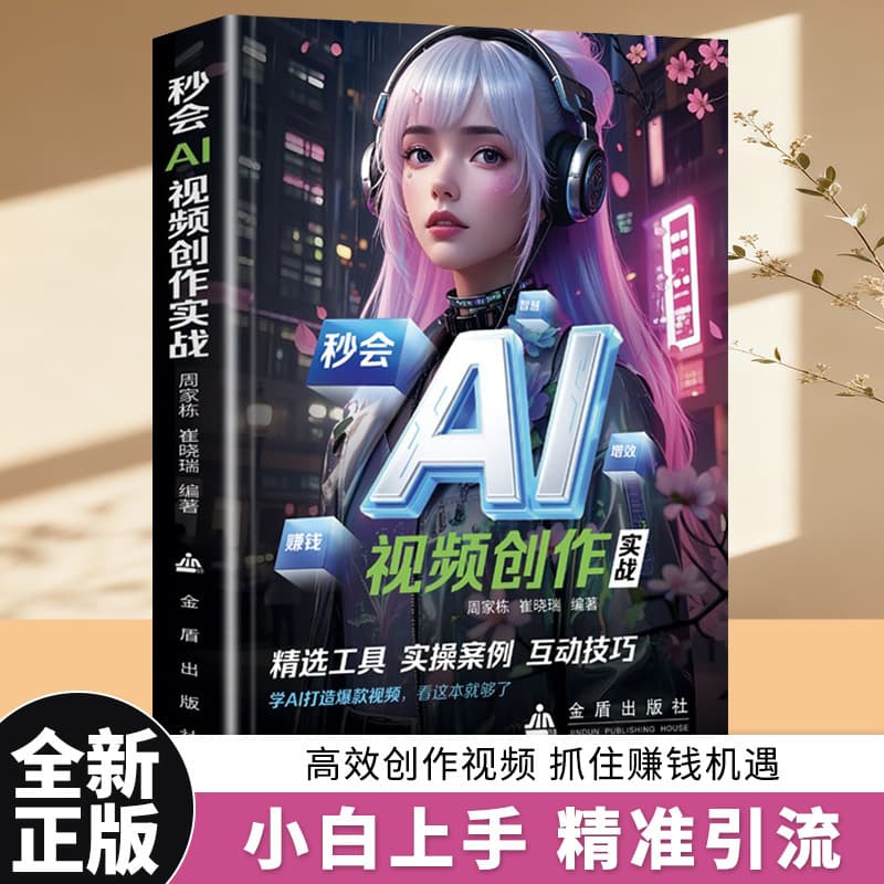 Second Meeting AI Video Creation Practical Zero-Basics Introduction to AI Short Video Production Tutorial Self-Media Monetization Tool Book