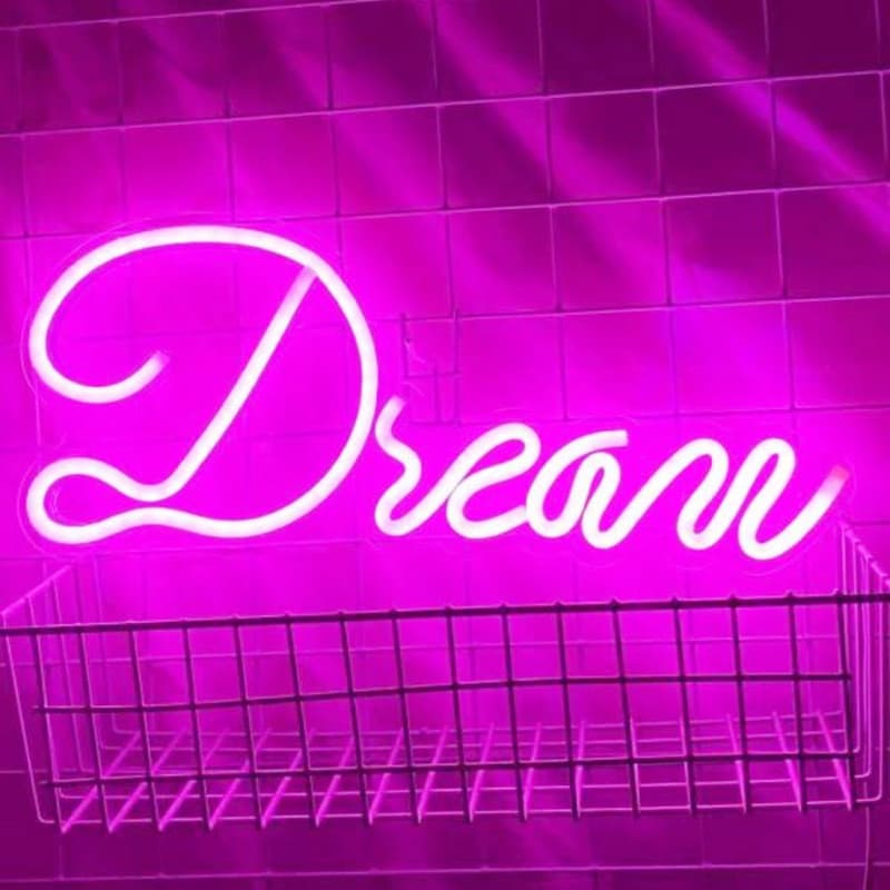 New LED Neon Backboard Dream Acrylic Transparent Backboard Neon LED Backboard Neon Light