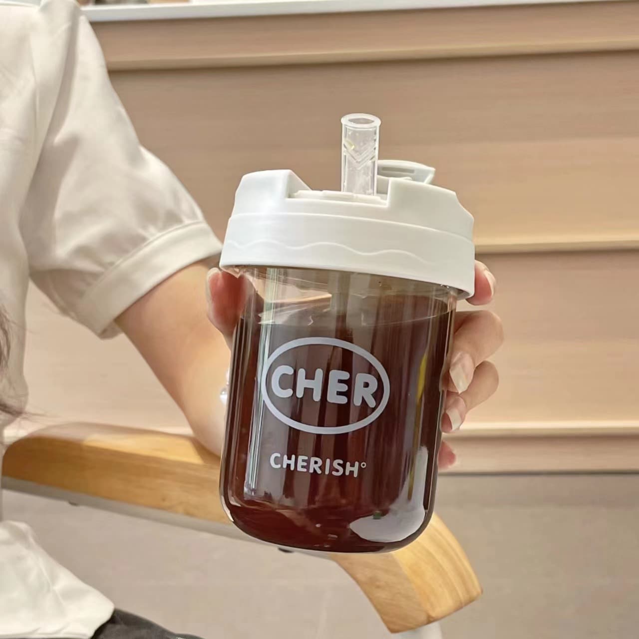 Men's Ultra-Mini Water Bottle Shaker Coffee Water Bottle Kids Baby Straw Milk Juice Beverage Plastic Cup