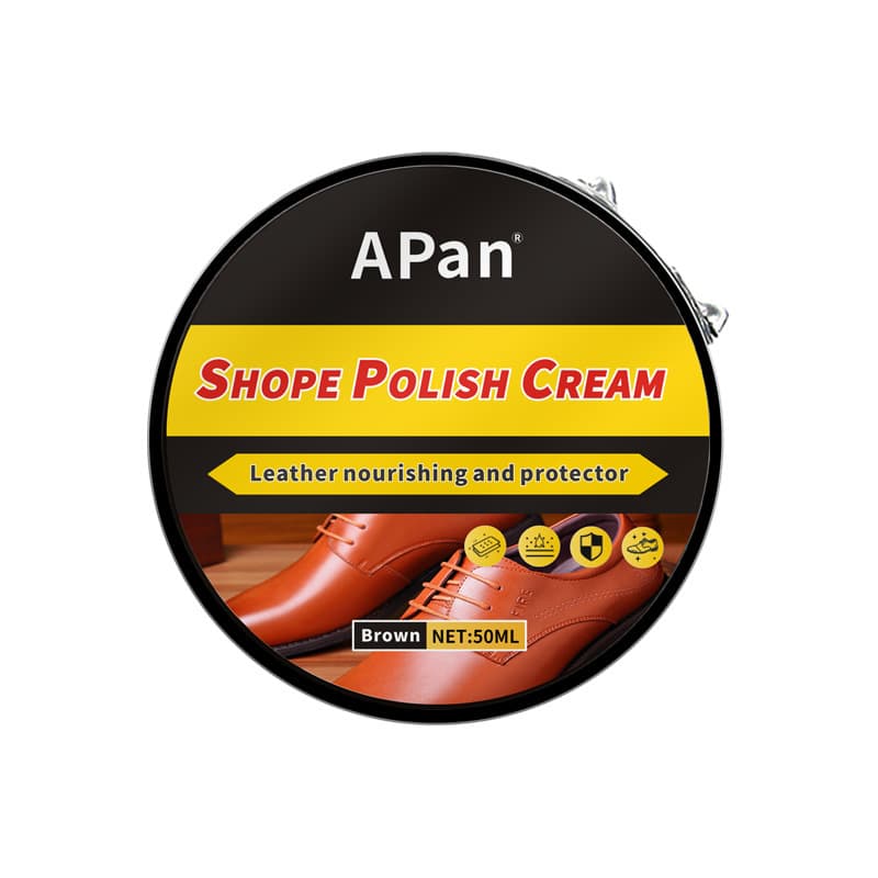 Shoe Polish Factory Wholesale Easy Clean Shine Genuine Leather Sheep Oil Shoe Care Polish Leather Conditioner One-Wipe Shine Colorless Black