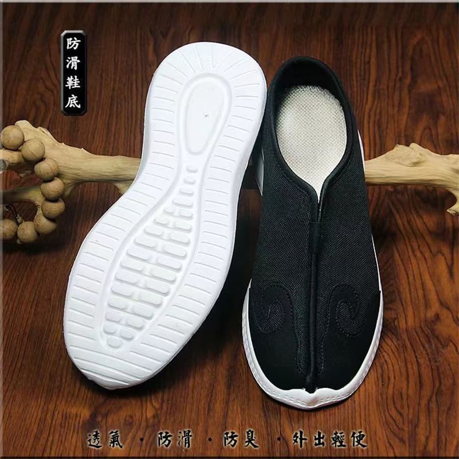 Spring/Summer Taoist Cloud Hook Shoes, Ten Directions Shoes, New Style Canvas Woven Shoes, Soft Sole, Non-Slip, Breathable, Lightweight for Outdoor Use