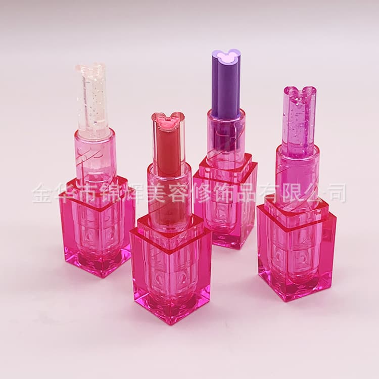 Custom-made children's lipsticks with refillable cores, for export only.
