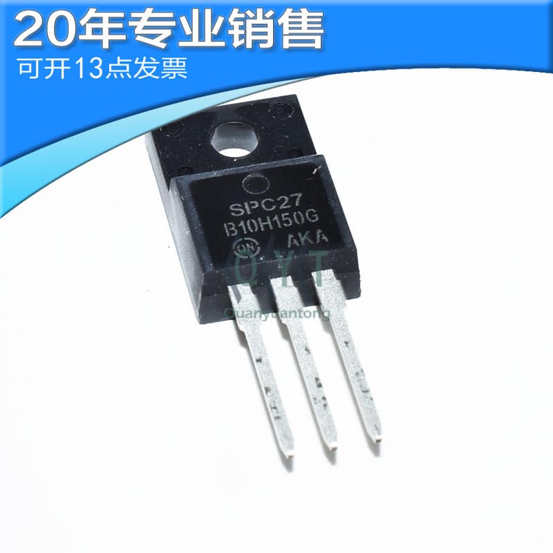 Imported New MBRF10200CT Schottky Diode B10200G Plastic TO-220F 10A 200V