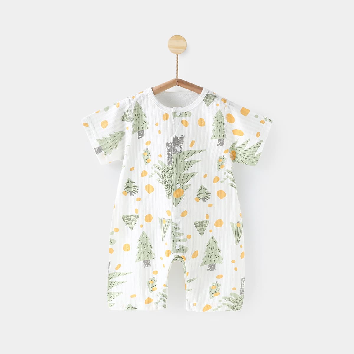 Baby Romper Short Sleeve Summer Thin Newborn Clothes for Boys and Girls Cotton Sleepwear
