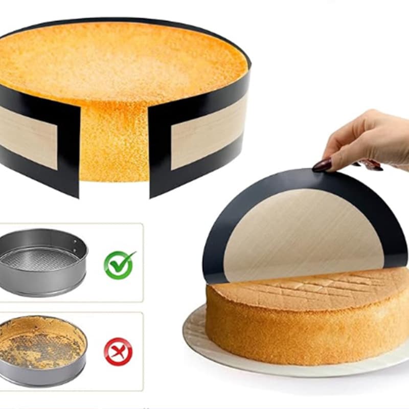 New Food-Grade Detachable Cake Baking Pan Mat, High-Temperature Resistant Dutch Silicone Baking Pad