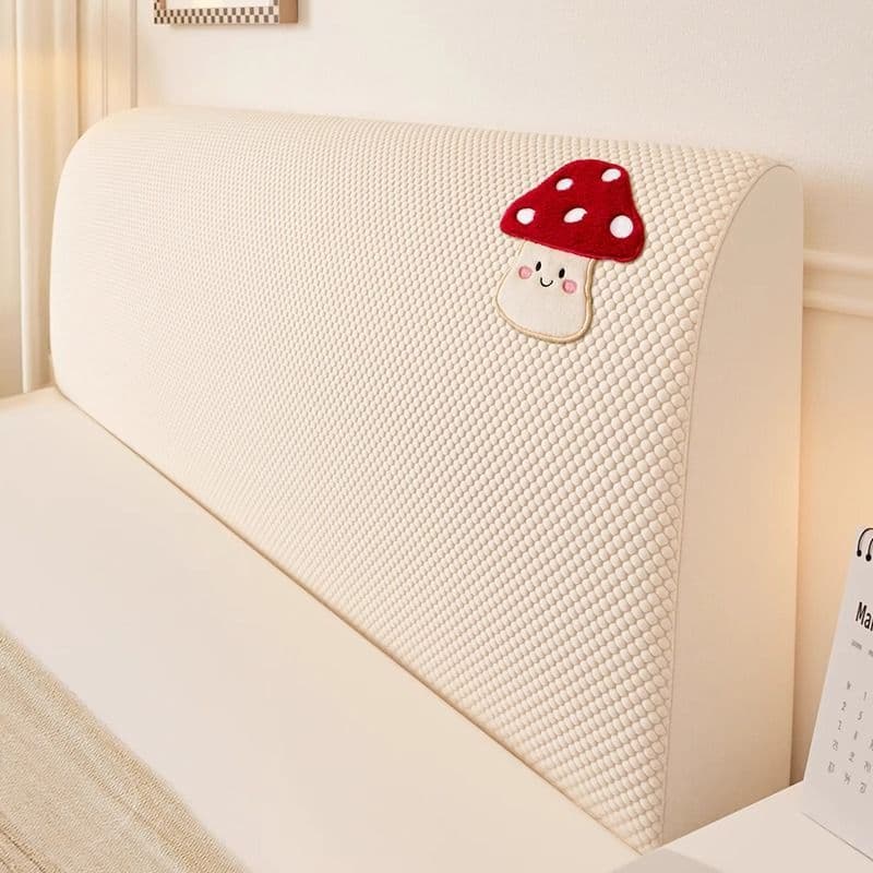 2026 new summer ice silk cool bedside soft cover cover high-end all-inclusive universal back cushion dustproof protective cover