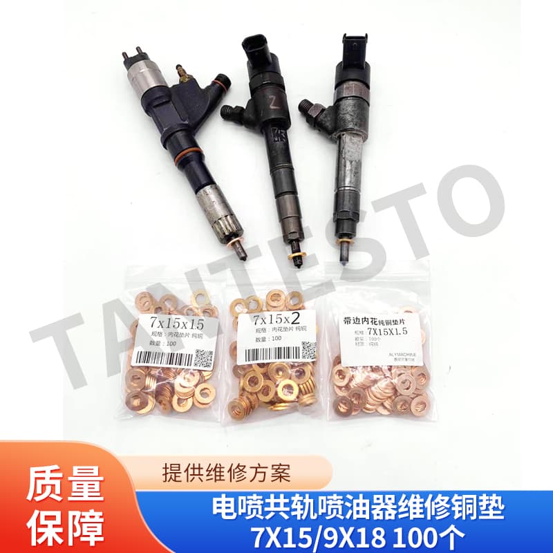 EFI common rail injector repair copper pad 7X15/9X18 100 injectors others