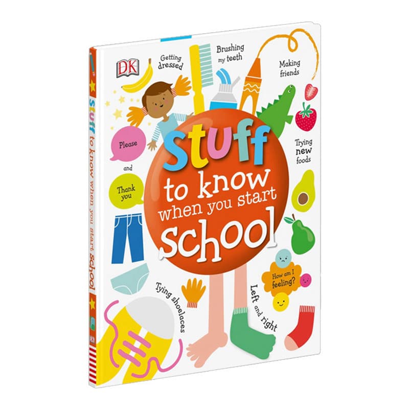 Things to Know Before Starting School English Original Stuff to Know When You Start School Hardcover Preschool Guide DK Children's Series English Edition Imported Original English Books