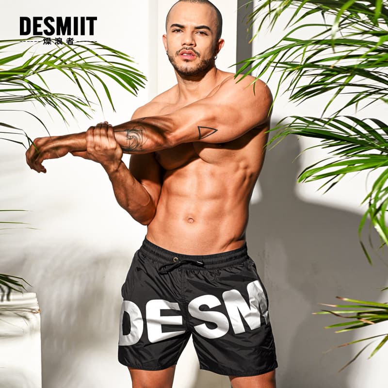 Cross-border wholesale Amazon supply loose beach shorts men's trendy beach lightweight swim trunks B3106