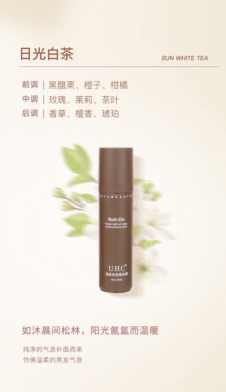 UHC Fresh Roll-On Deodorant Floral Scent Antiperspirant Underarm Odor Control Roll-On Fragrance Niche Perfume Recommendation