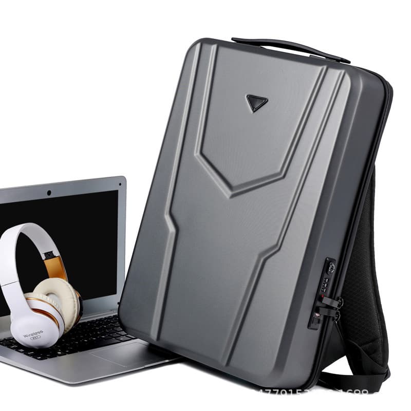 2023 new ABS hard shell 180 degree opening and gaming notebook backpack large capacity college student bag