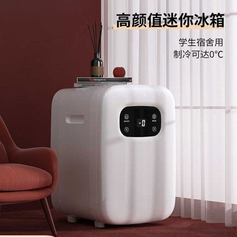 Mini Compact Refrigerator for Dormitory Home Small Freezer Cosmetic Storage Single Person Office Freshness Car Refrigeration Kitchen