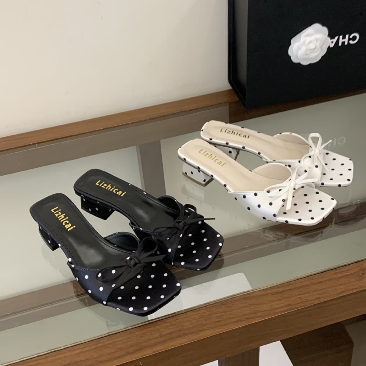 8899-26~ Chunky Heel French Square Toe Open Toe Sandals for Women, Going Out Style, 2026 Summer New Arrival