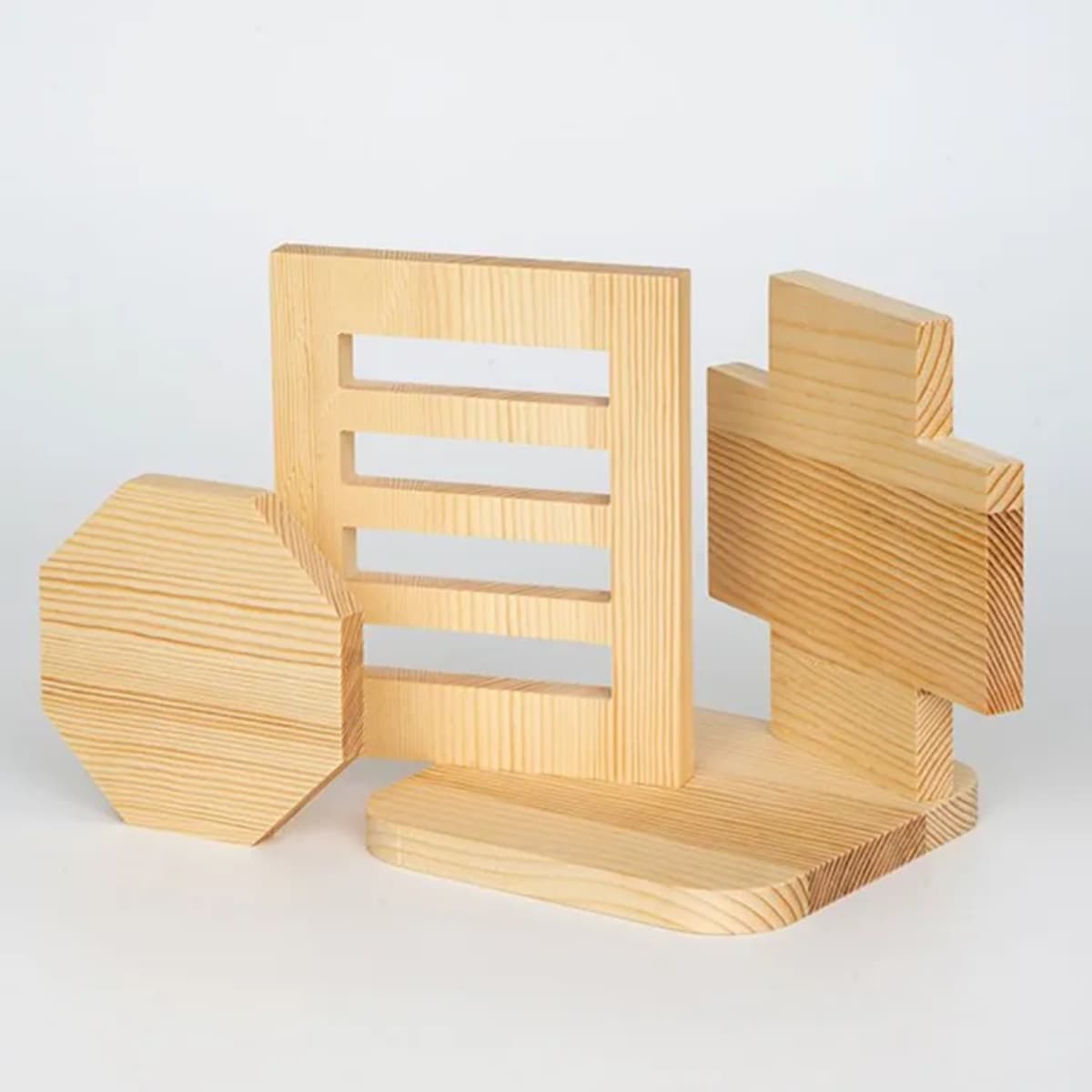 Custom Laser Engraved Wooden Crafts DIY Educational Material Accessories Multi-Spec Engraved Wood Pieces Irregular Shapes