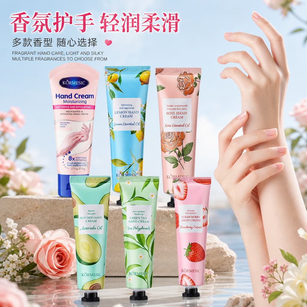 KORMESIC Water-Replenishing Hand Cream, Moisturizing Hand Cream, Cross-Border Trade Factory Wholesale