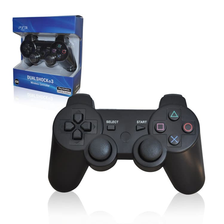 Factory wholesale PS3 wireless Bluetooth game controller, gaming accessories and peripherals, PS3 controller supports PC