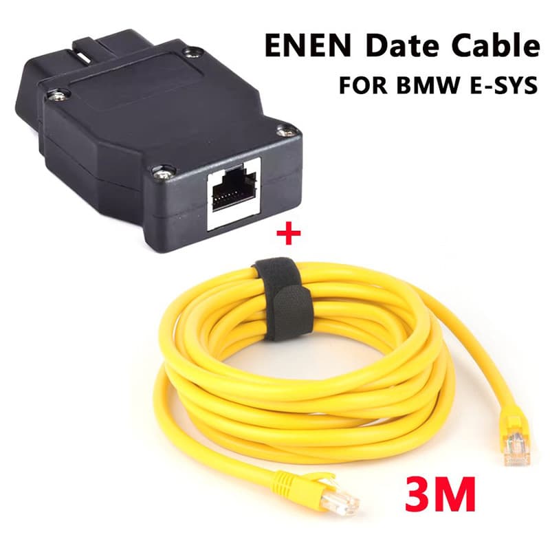 BMW ENET OBD2 16Pin Connector Cable Plug Connector