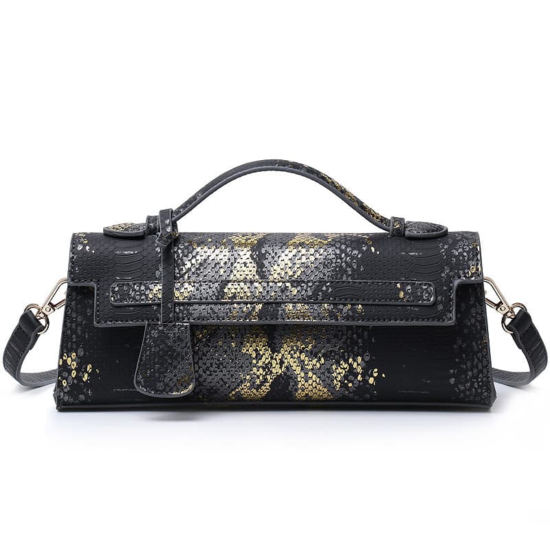 Cross-border hot selling 2026 new handbags for women Middle East popular snake print shoulder bags versatile ladies crossbody bags