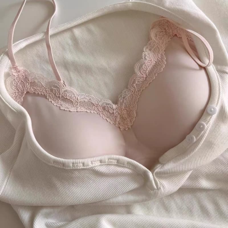 U's Jelly Vest Seamless Slimming Bra Beautiful Back Underwear Breast-Retracting Soft Support Comfortable Seamless