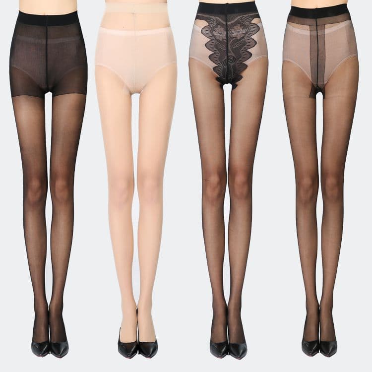 Ultra-thin Pantyhose with Reinforced Crotch, Butterfly Crotch, T-Crotch, Women's Tights