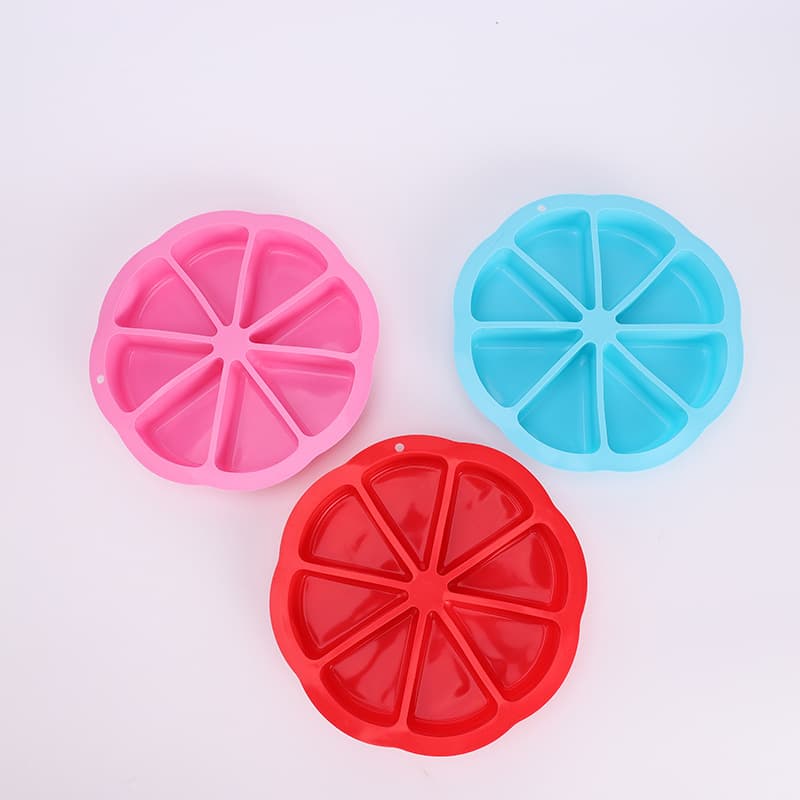 Triangular silicone cake mold for home kitchen high temperature air fryer special egg tart bread baking mold