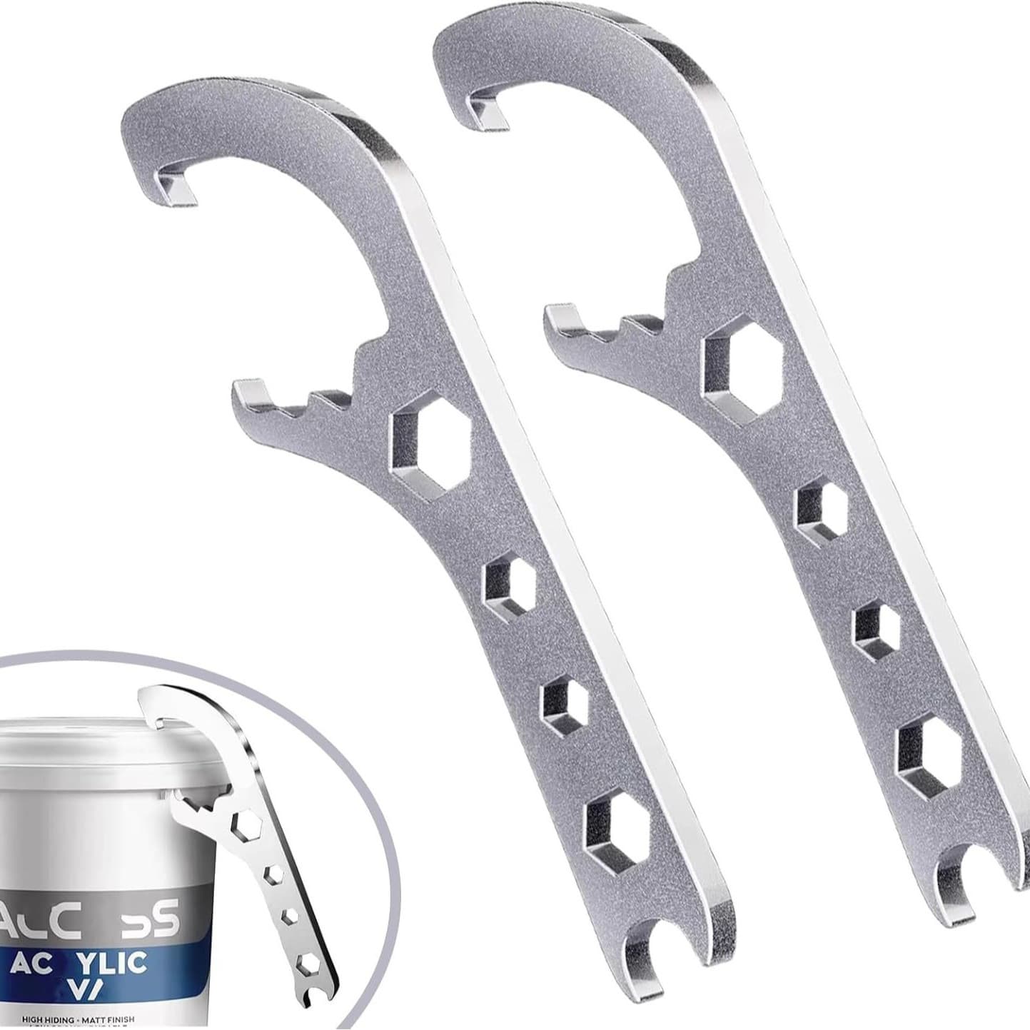 Oil Drum Opener Aluminum Alloy Drum Wrench Multi-Function Drum Lid Pry Opener