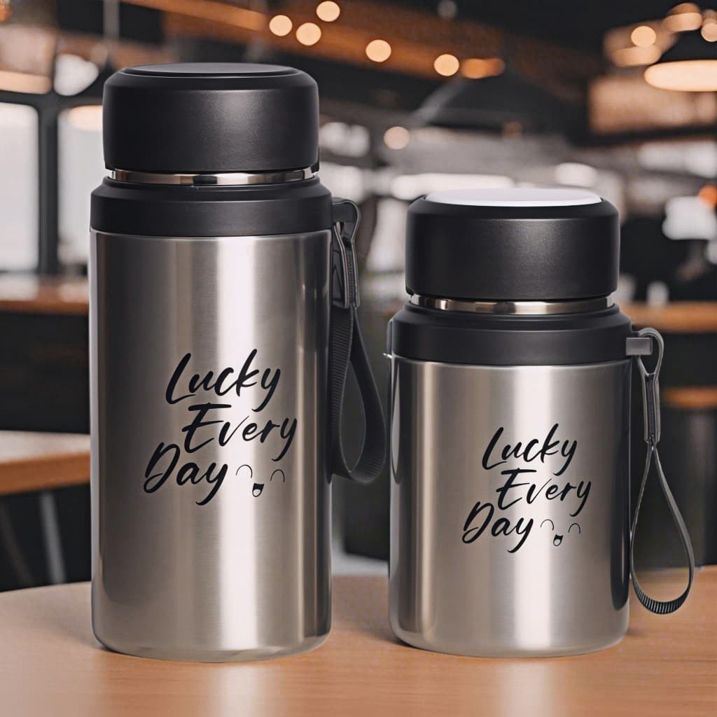 Portable Stainless Steel Insulated Mug for Students, Car, and Outdoor Use, 316 Stainless Steel, Large Capacity Tea Infuser Water Bottle for Men and Women
