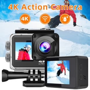 4K Dual Screen WiFi Waterproof Anti-shake Outdoor Action Cam