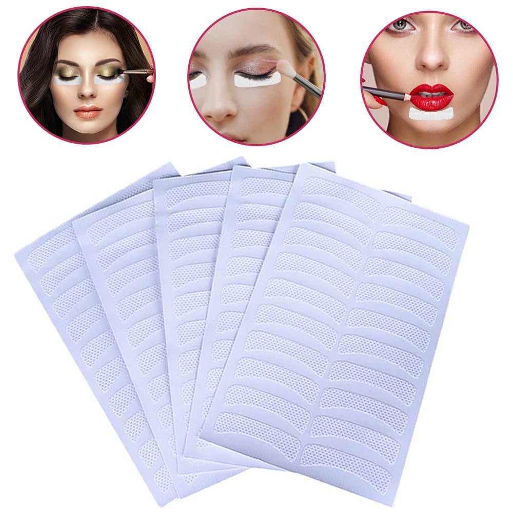 Eyelash Planting and Grafting False Eyelashes Eye Patches, Eyelash Perm Isolation Spacers, Bulk Naked Sheets, Minimum Order 100 Sheets