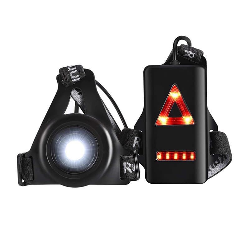 New Outdoor Running Light Safety Cycling Climbing Camping Night Running Lamp Strap-on Chest Lighting Riding Torch