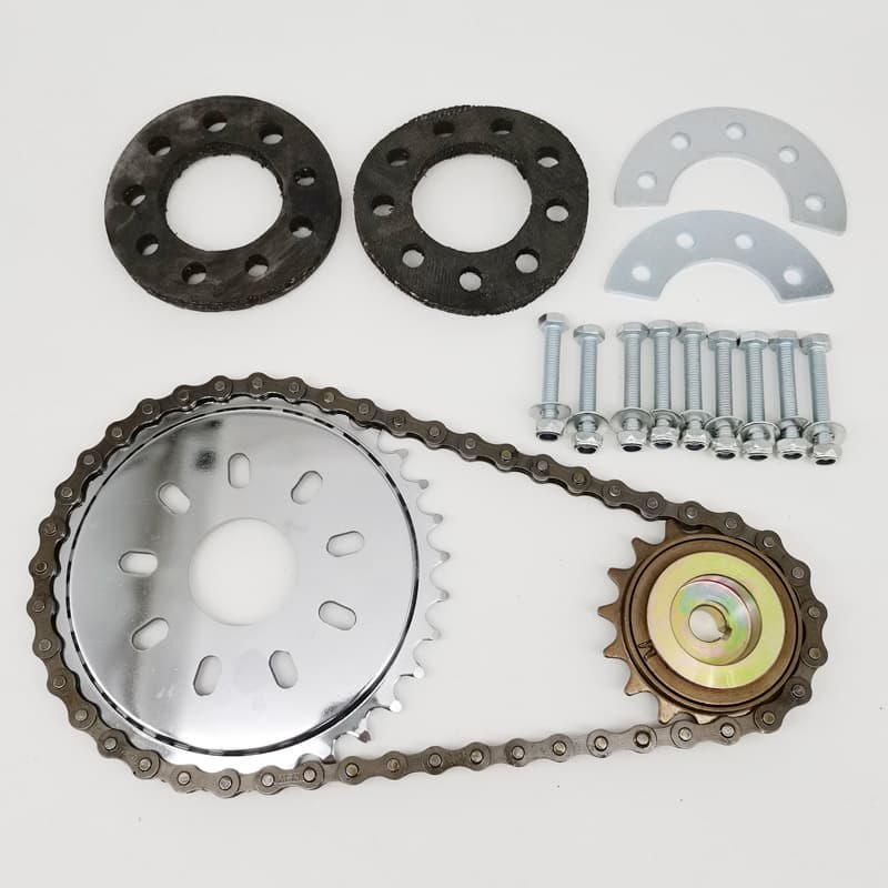 Bicycle Conversion Electric Left Side Kit Gas Engine Hub Sprocket Spacer Accessories Complete Chainwheel Set