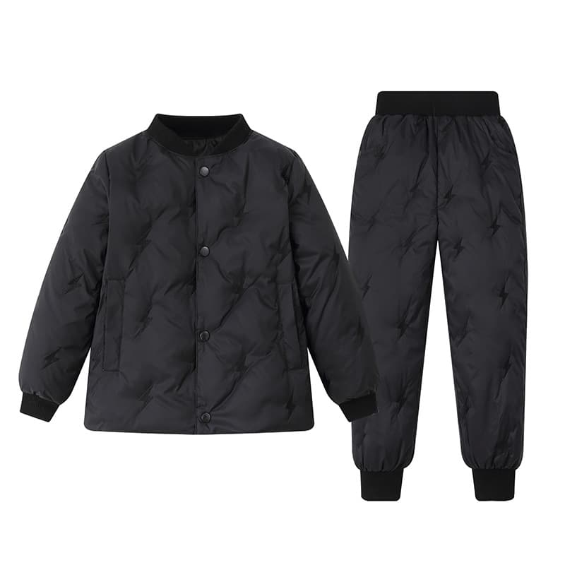 Bala Children's Lightweight Down Jacket Inner Top Winter Set, Inner Wear for Baby Boys and Girls, Medium to Large Kids' Down Pants