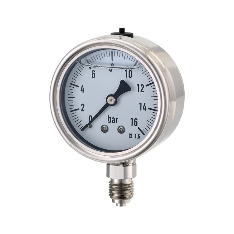 Hot Sale Full Series Stainless Steel Pressure Gauge Shock-Resistant Corrosion-Resistant Vacuum High Pressure Micro Pressure Complete Factory Direct Supply