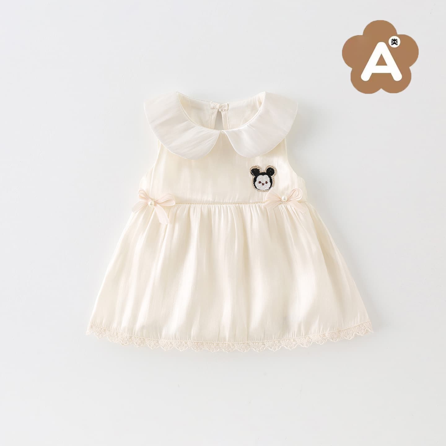 Baby clothes for baby girls in summer, sleeveless sleeveless clothes for going out, cute and fashionable crawling clothes, thin hundred-day dress