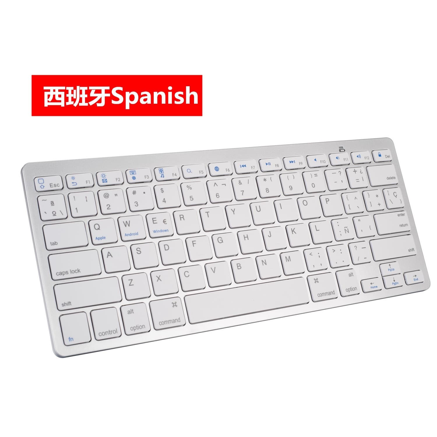 Taiwan Zhuyin Cangjie Traditional Chinese Spanish German French Korean Arabic Tablet Bluetooth Keyboard