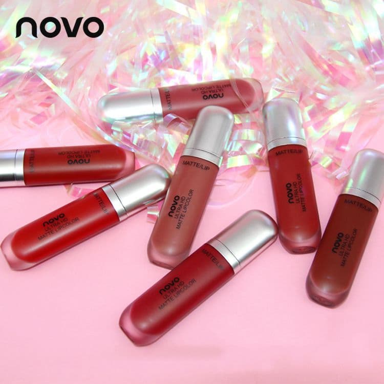 NOVO5234 Cream Ice Cream Velvet Lip Glaze Student Moisturizing Lip Gloss Matte Lip Stain