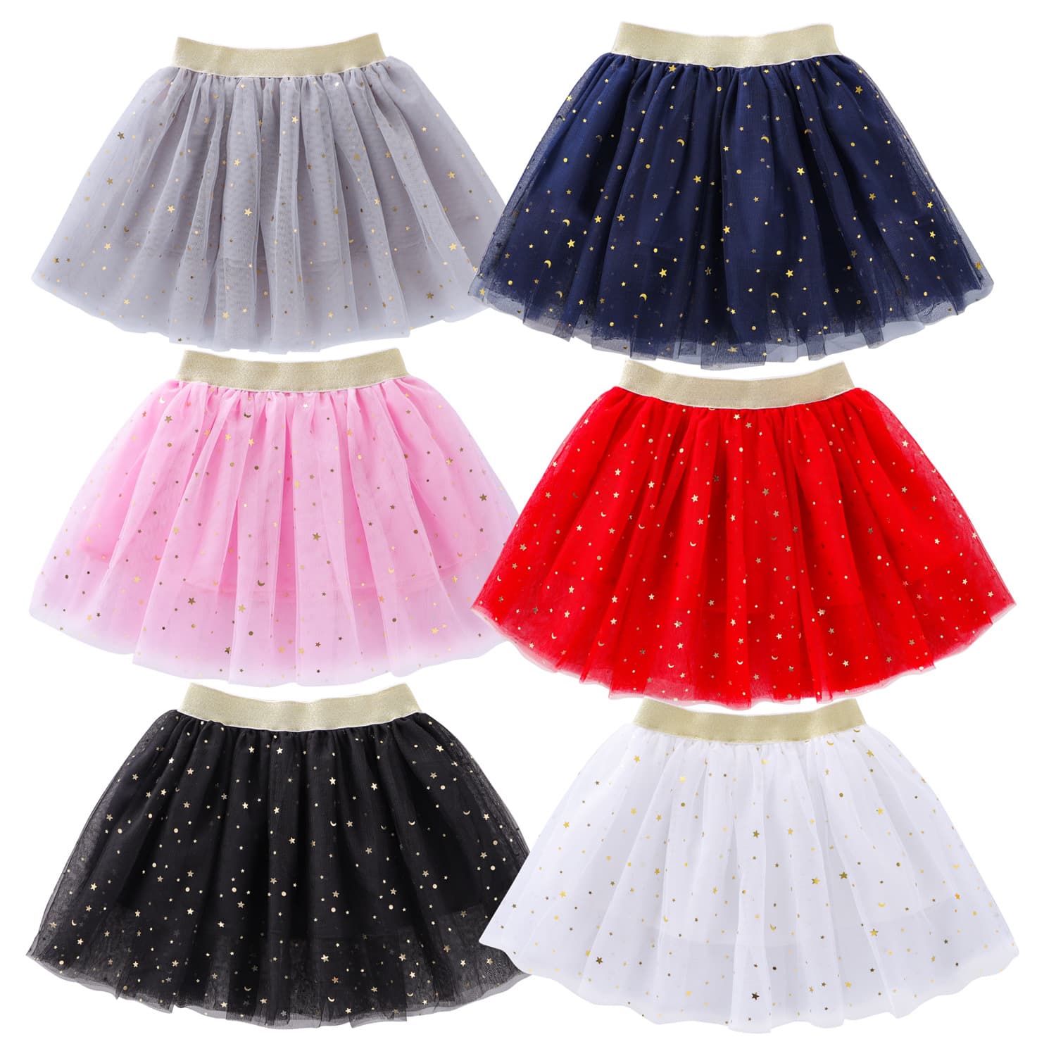 Dangdang Bear Fashion Children's Skirt Girl Princess Star Half Skirt Glitter Dance Short Skirt Sequined Short Skirt 201