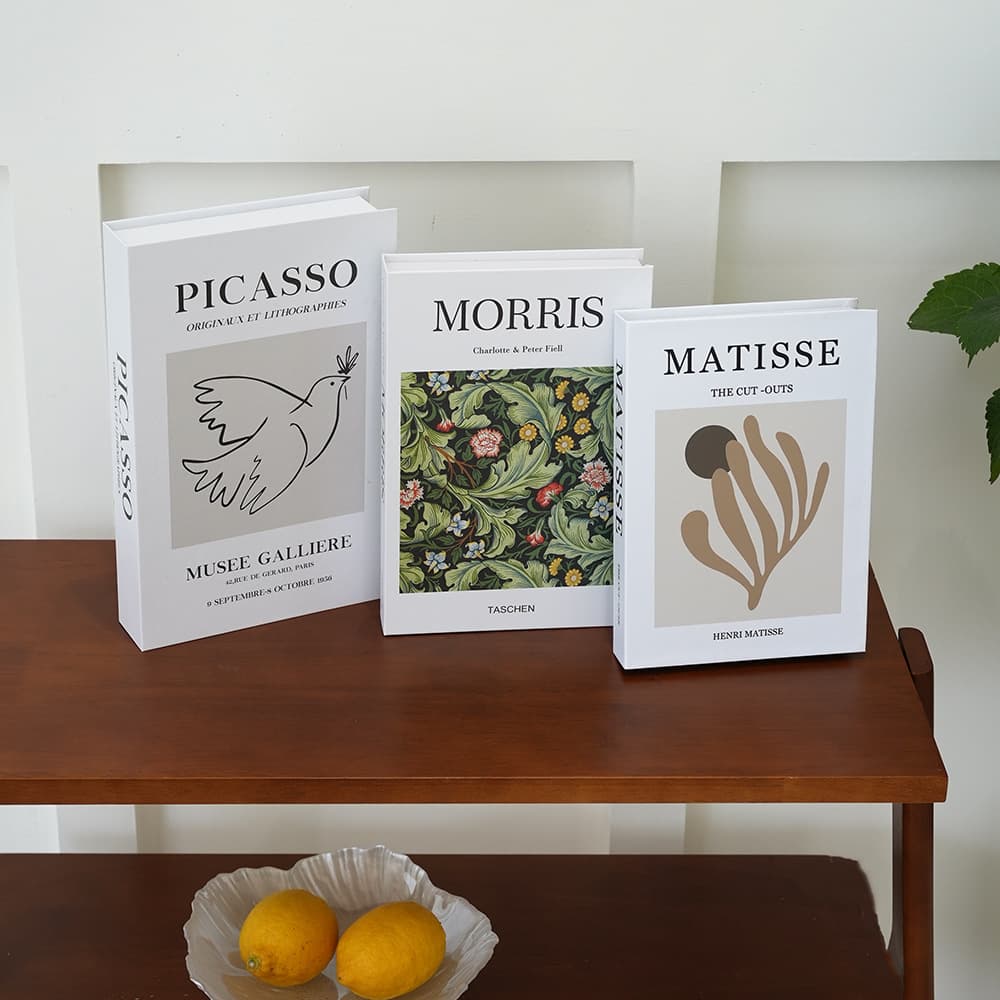 Cross-border Large Medium Small Creative Illustration Simulation Book Matisse Artist Decorative Book Model Coffee Table Fake Book Display Book