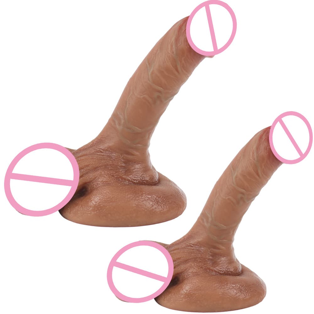 Realistic Fleshlike Large Textured Veins Dildo Liquid Silicone Soft Female Masturbation Adult Toy Penis Replica