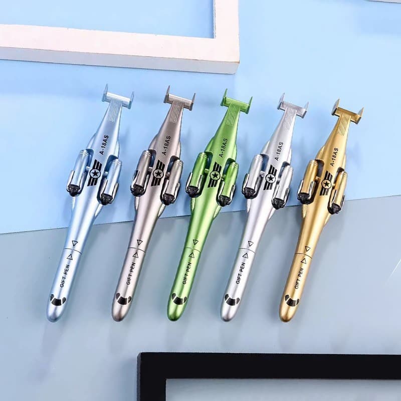 New Creative Airplane Gel Pen Military Fighter Jet Special Operations Helicopter Design Pen Student Stationery