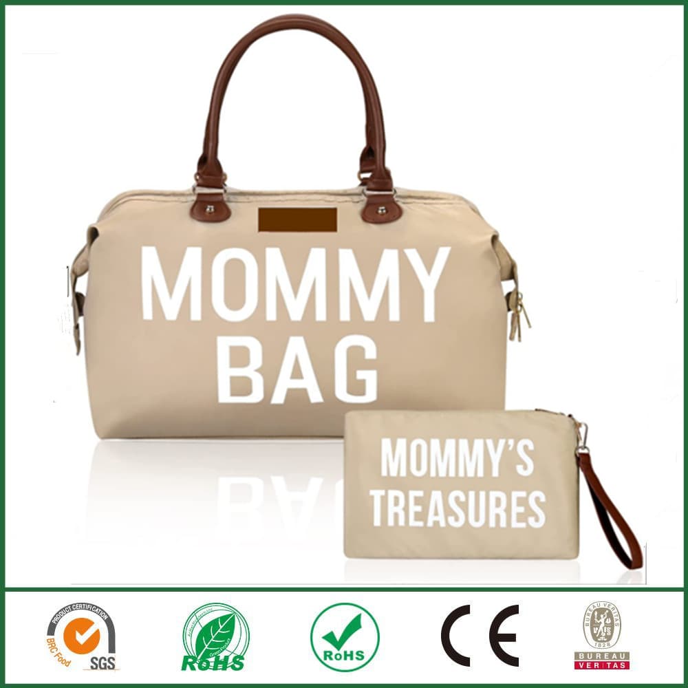 Cross-Border New Travel Diaper Bag Tote Portable Hospital Bag Bottle Insulated Large Capacity Baby Diaper Bag