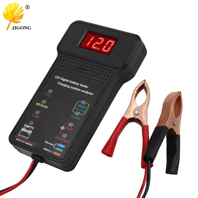 12V battery tester, car battery starting tester, car battery charging analysis instrument