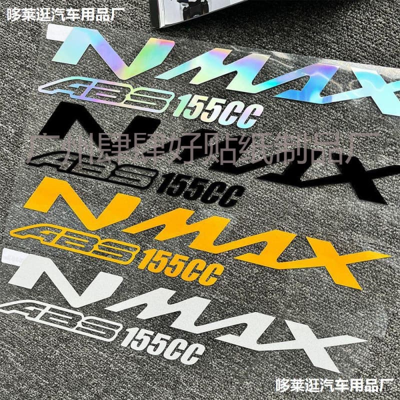 Motorcycle Reflective Sticker for Yamaha NMAX155 Front Decal Personalized Side Decal Sticker